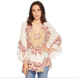 Free People Sunset Dreams Printed Tunic Sz XS NWT